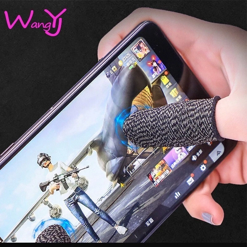 10 Pcs Screen PUBG Gaming Finger Sleeve Game Controller Mobile Sweatproof Gloves