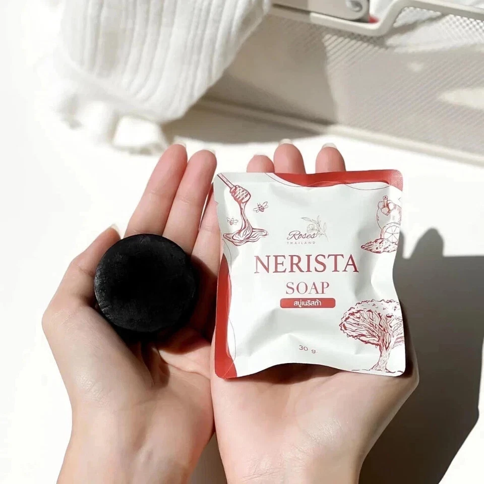 12X Nerista Soap Reduce Acne Blemishes Freckles Fresh Scent Smooth Whitening 30g