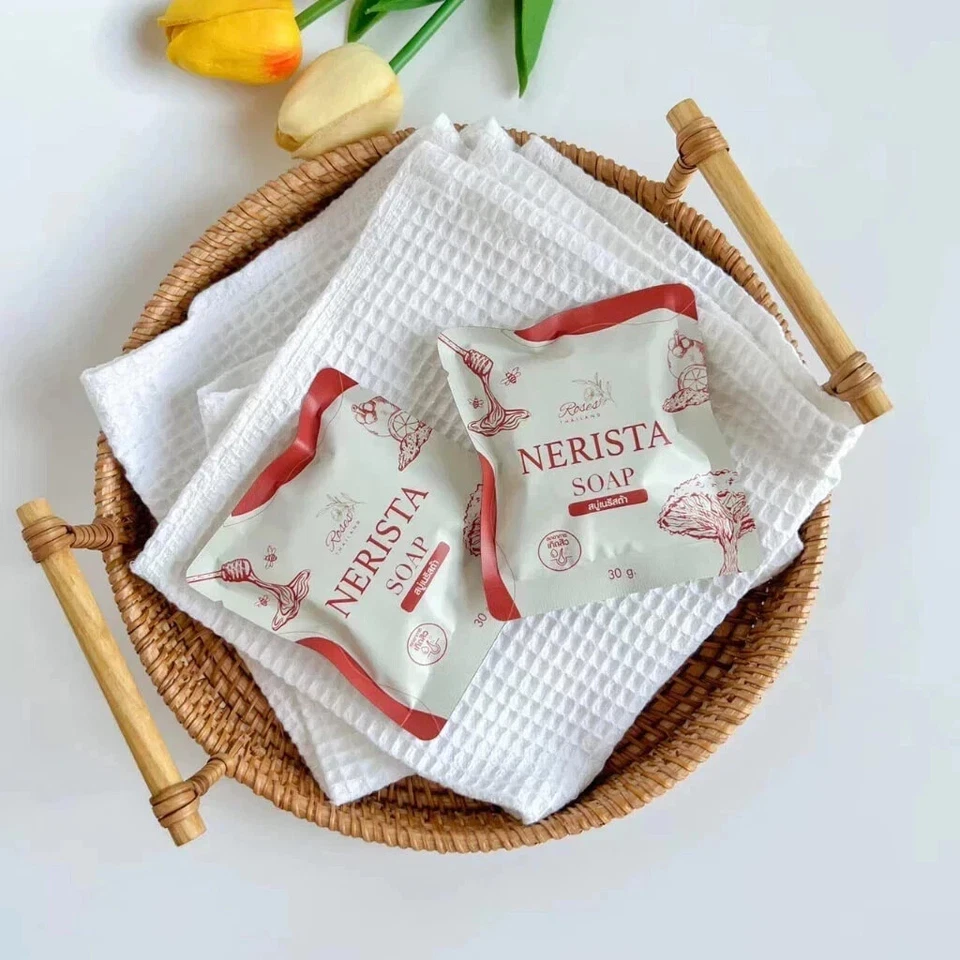 12X Nerista Soap Reduce Acne Blemishes Freckles Fresh Scent Smooth Whitening 30g