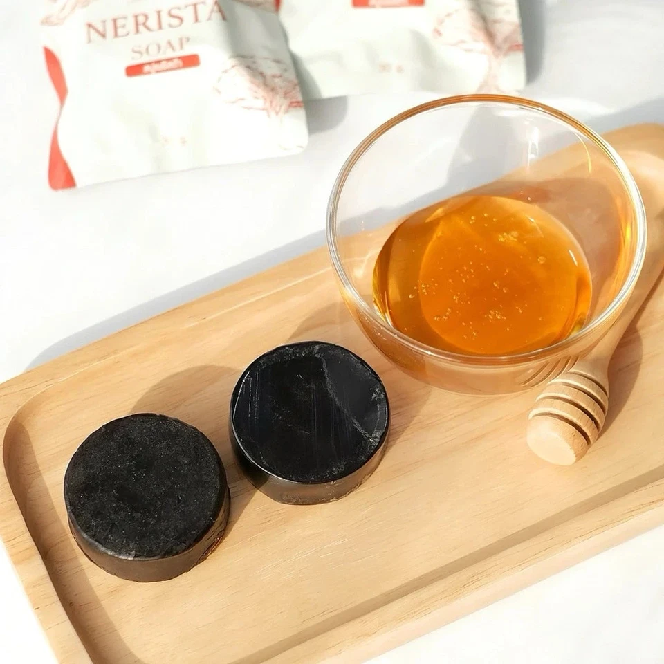 12X Nerista Soap Reduce Acne Blemishes Freckles Fresh Scent Smooth Whitening 30g