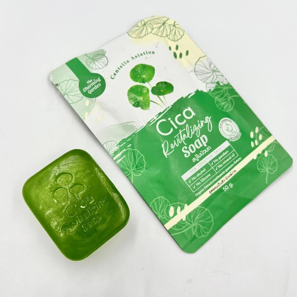 12x Cica Revitalizing Soap Centella asiatica Revitalizing organic extracts 50g