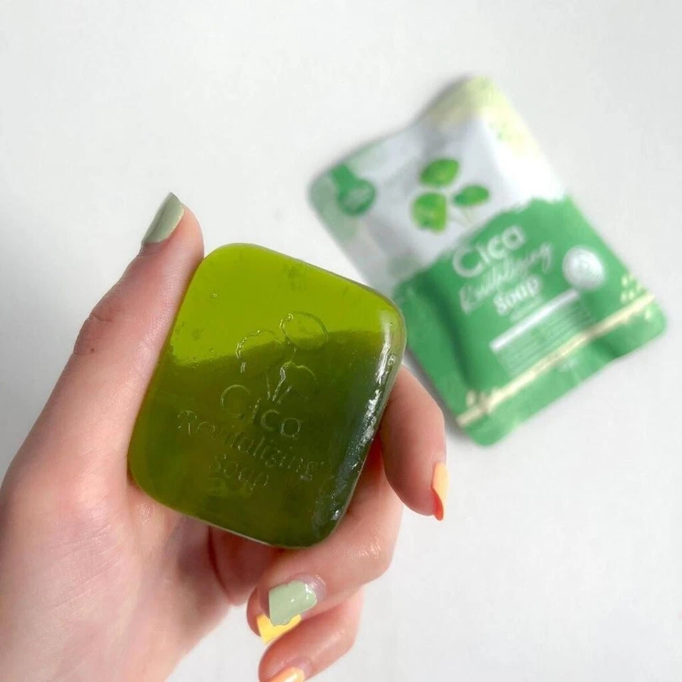 12x Cica Revitalizing Soap Centella asiatica Revitalizing organic extracts 50g