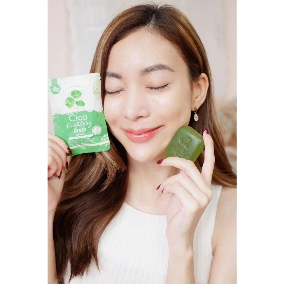 12x Cica Revitalizing Soap Centella asiatica Revitalizing organic extracts 50g