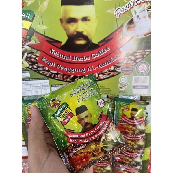 20x Herbal Coffee Green Kopi Coffee Natural Instant Herbs Coffee Healthy For Man