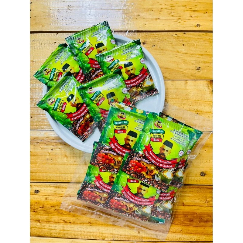 20x Herbal Coffee Green Kopi Coffee Natural Instant Herbs Coffee Healthy For Man