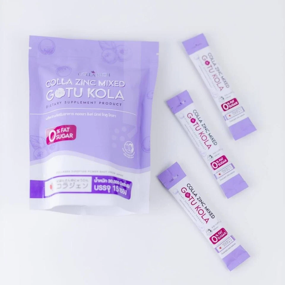 2x Colla Zinc Mixed Colla Mixed Collagen white clear skin bright smooth soft