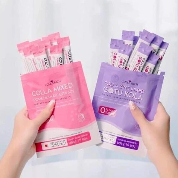 2x Colla Zinc Mixed Colla Mixed Collagen white clear skin bright smooth soft