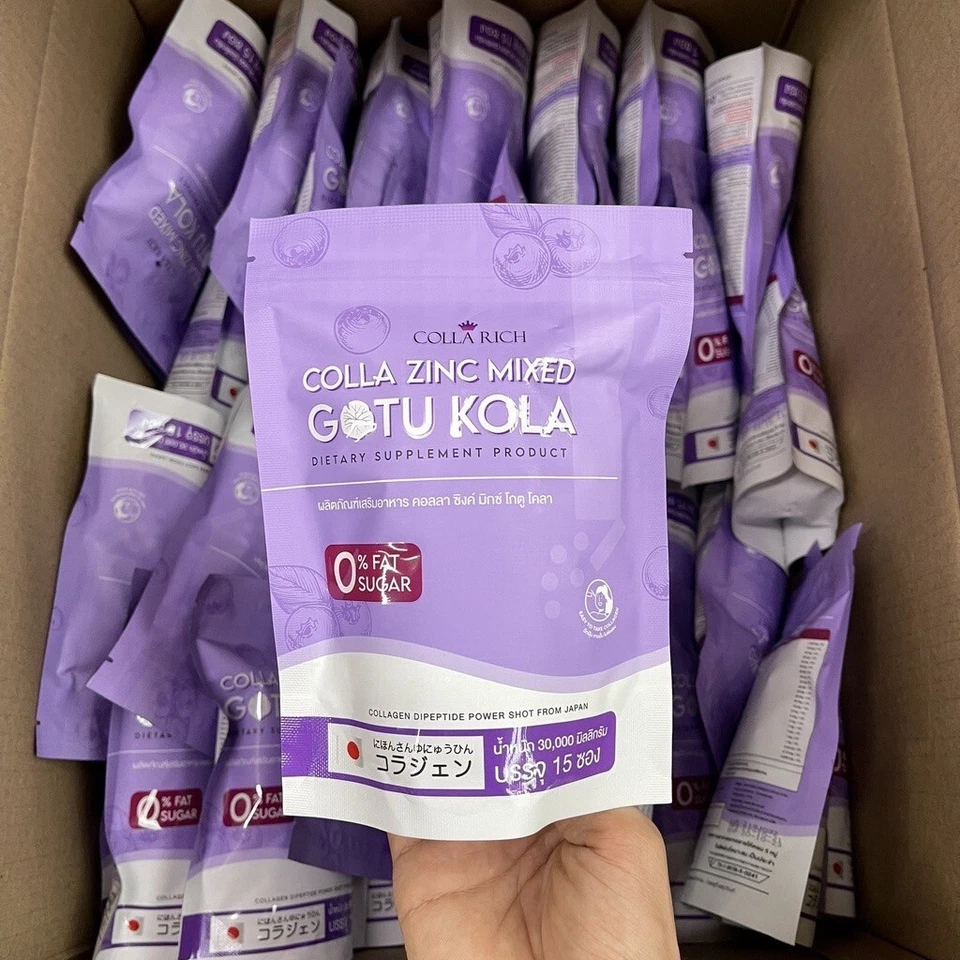 2x Colla Zinc Mixed Colla Mixed Collagen white clear skin bright smooth soft