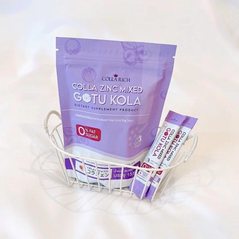 2x Colla Zinc Mixed Colla Mixed Collagen white clear skin bright smooth soft