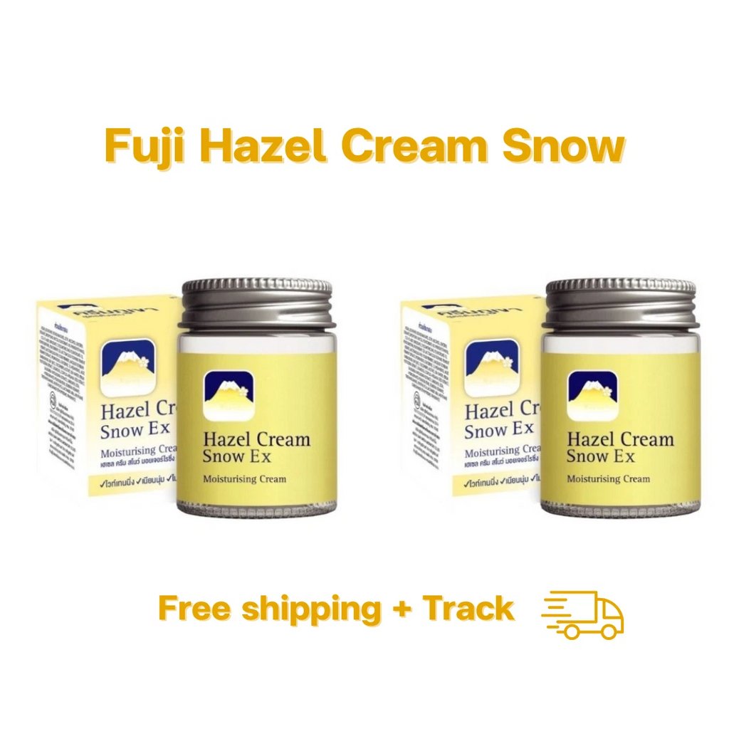 2x FUJI HAZEL CREAM SNOW MOISTURISING CREAM Whitening Smooth original recipe 50g