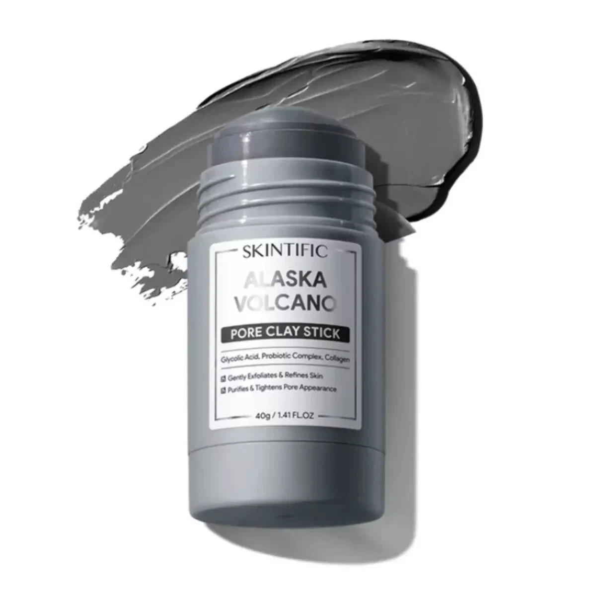 2 x SKINTIFIC Alaska Volcano Clay Mask Glycolic Detox Skin Clean Pores Blackhead