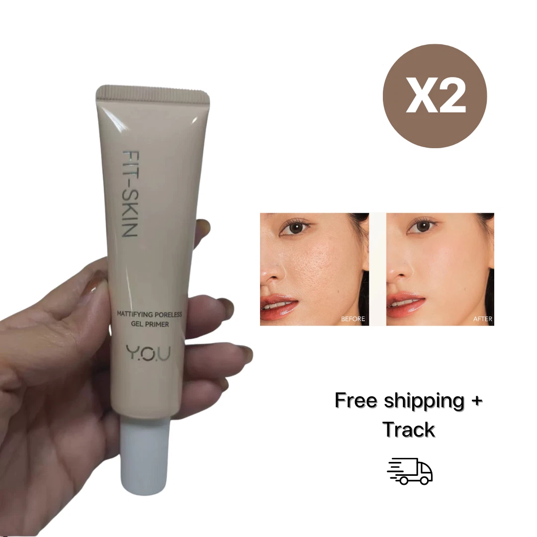 2x Y.O.U Fit-Skin Mattifying Poreless Primer Oil Control Pore Blurring Makeup