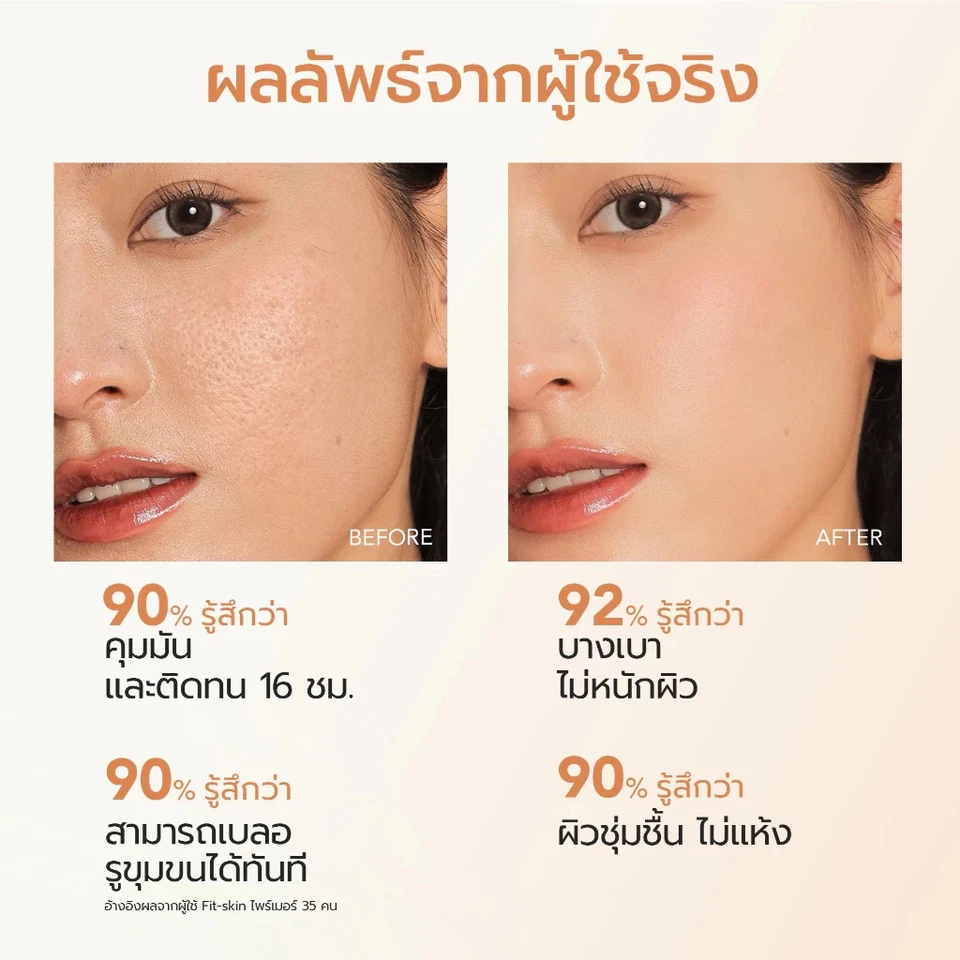 2x Y.O.U Fit-Skin Mattifying Poreless Primer Oil Control Pore Blurring Makeup