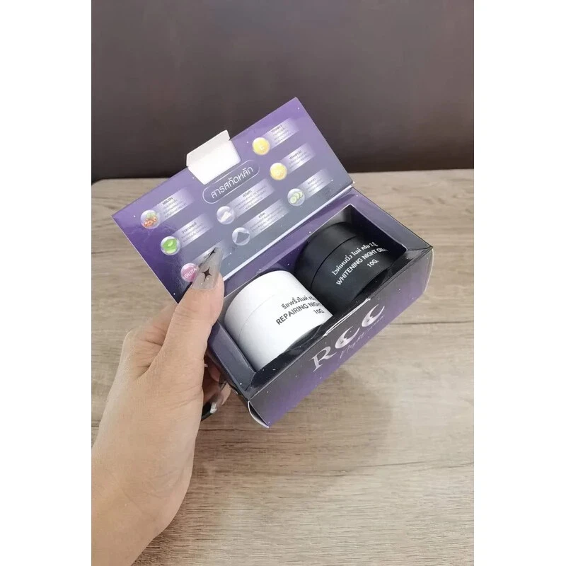 3 X RCC Night Cream Repairing Smooth Skin Tighten Reduce Acne Dark Spot