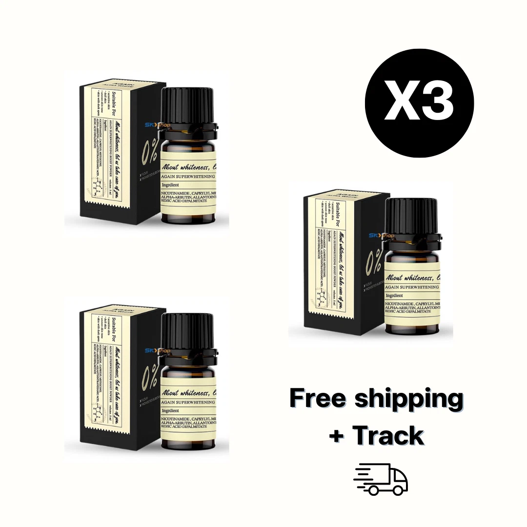 3x Again Aura White Powder Super Brightening Boost Skin Reduce Dark Spots 5 g