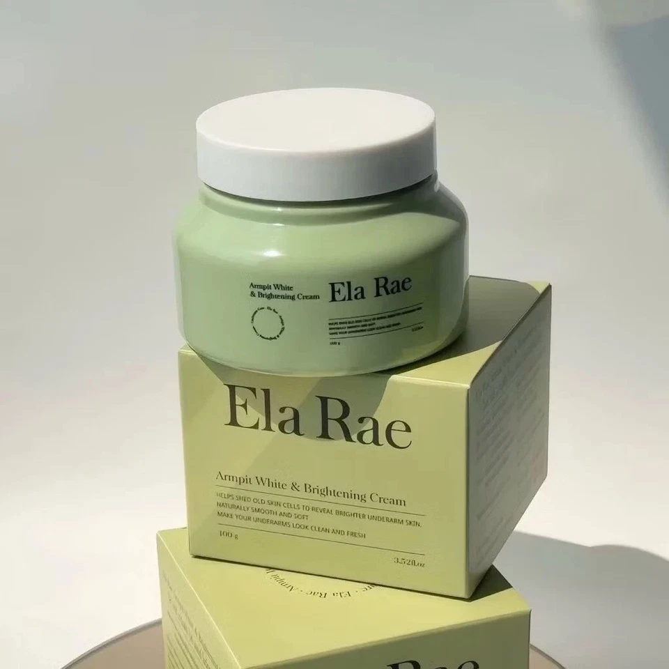 3x ELA RAE Whitening Cream, armpits, body odor bright Reduce dark spots 60 ml.