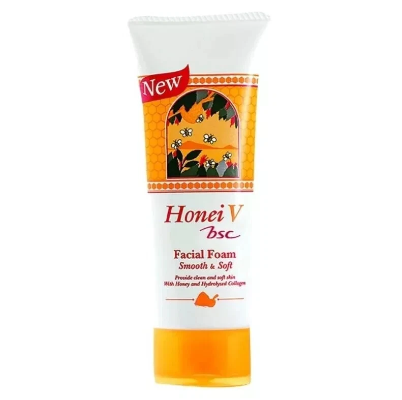 3x HONEI V FACIAL FOAM BSC clean smooth soft moisturized skin radiant youthful