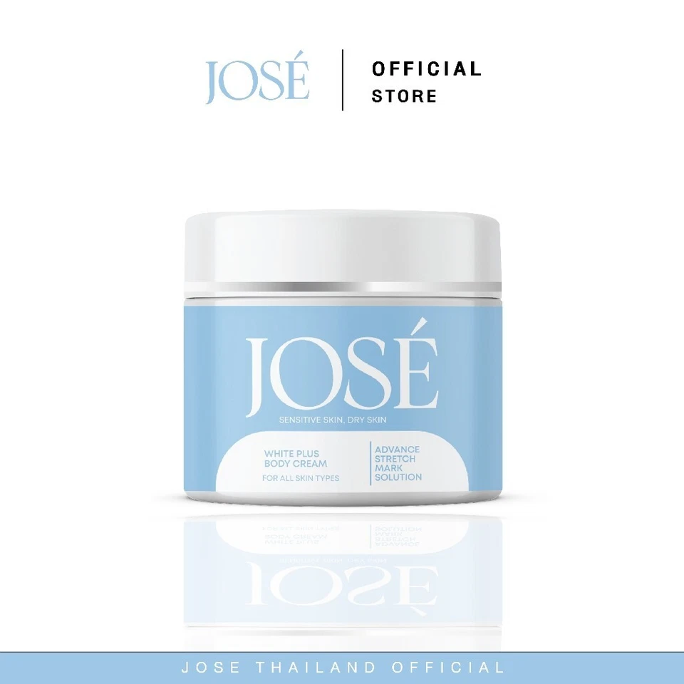 3x Jose White Plus Body Cream lotion for smooth stomach skin care mother's cream
