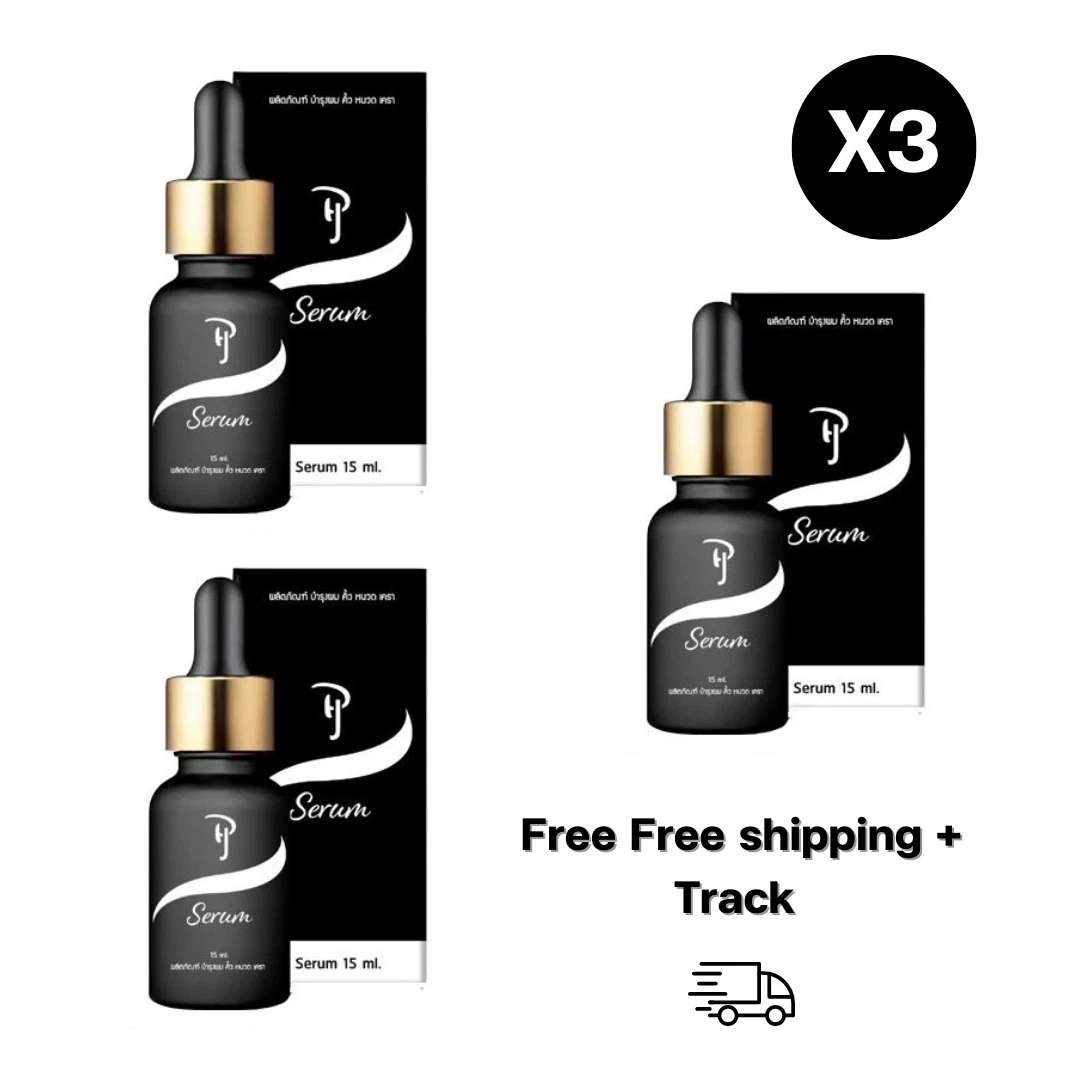 3x PJ Serum Nourishes Hair Mustache Eyebrows Beard Sideburns nourish hair 15ml